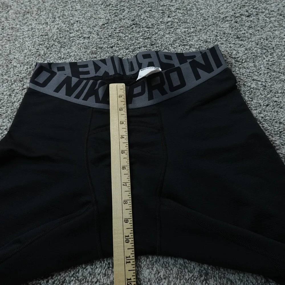 Nike Pro Leggings Mens  L Black Hyperwarm Compression Athletic Workout Gym Pants